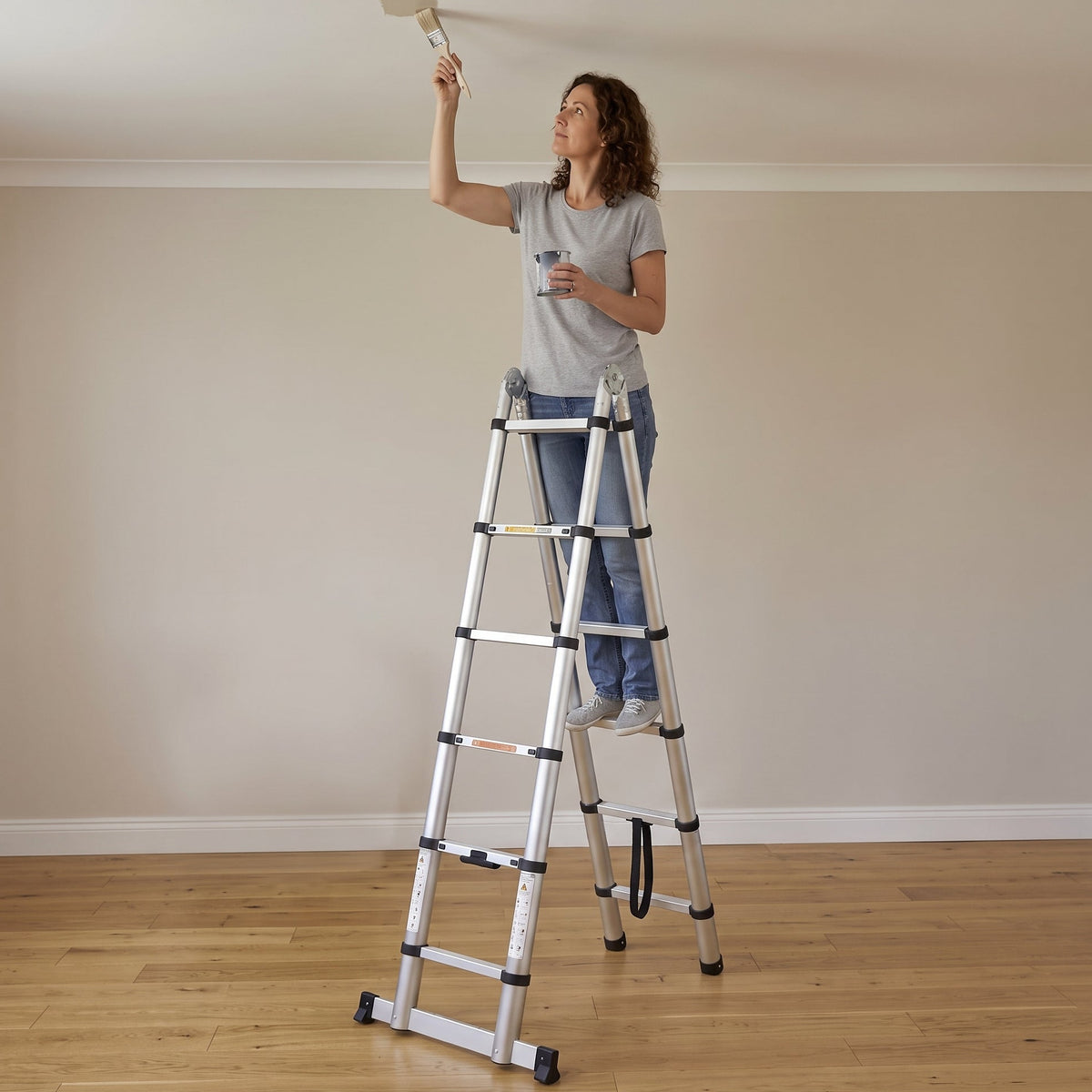 Échelle télescopique pliante 5 m aluminium | Altiplie