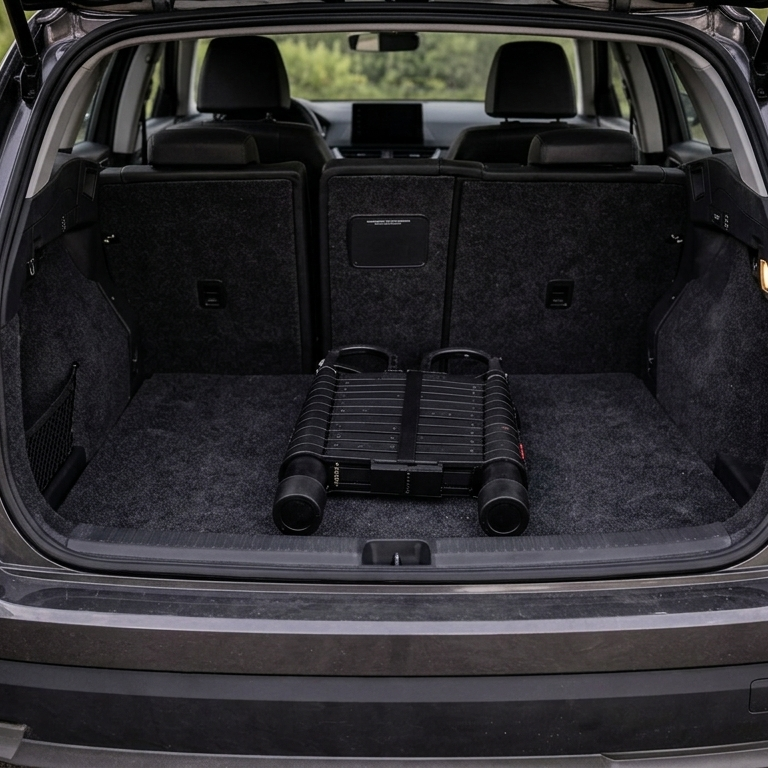 Échelle télescopique 5 m aluminium noire | Altiplie